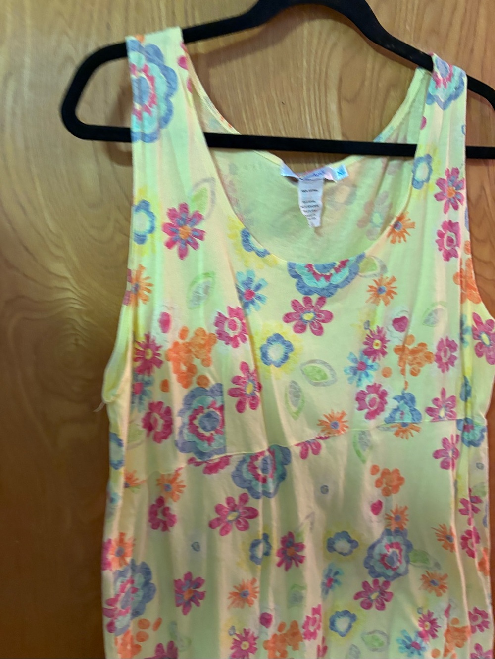 fresh produce Yellow floral print midi dress XL - Picture 5 of 6